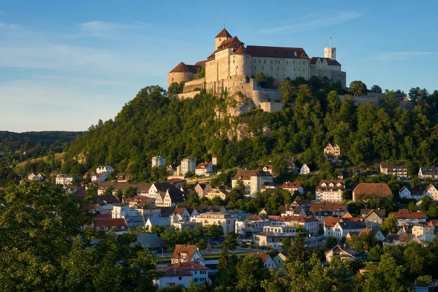 Schloss Hellenstein über Heidenheim an der Brenz