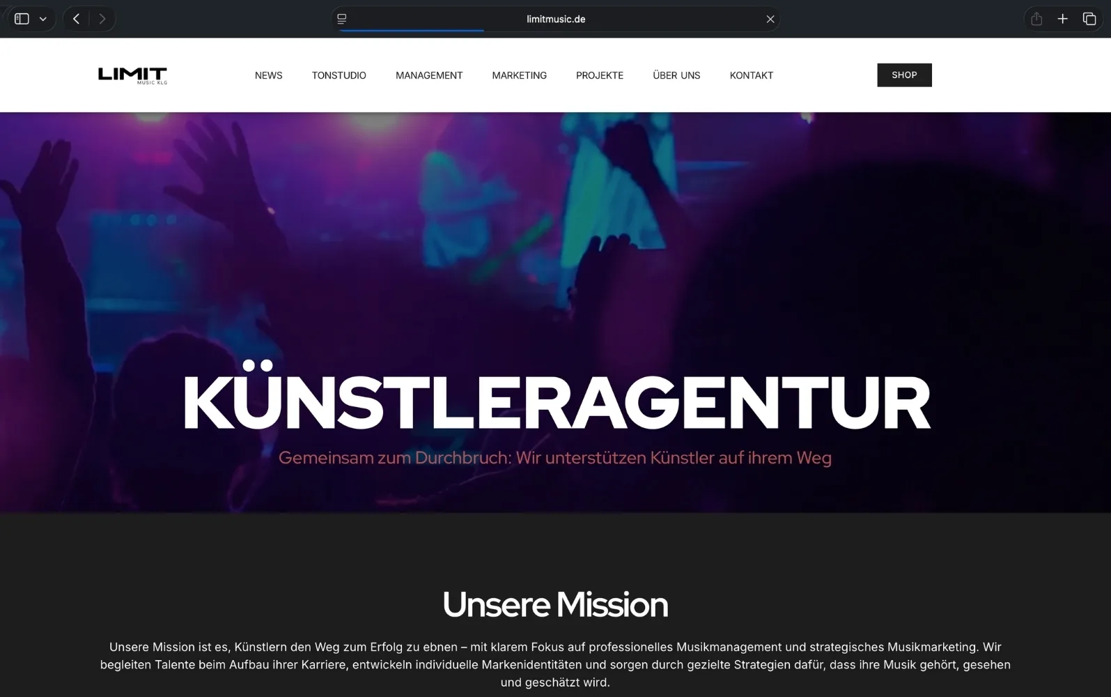 Webdesign Referenz