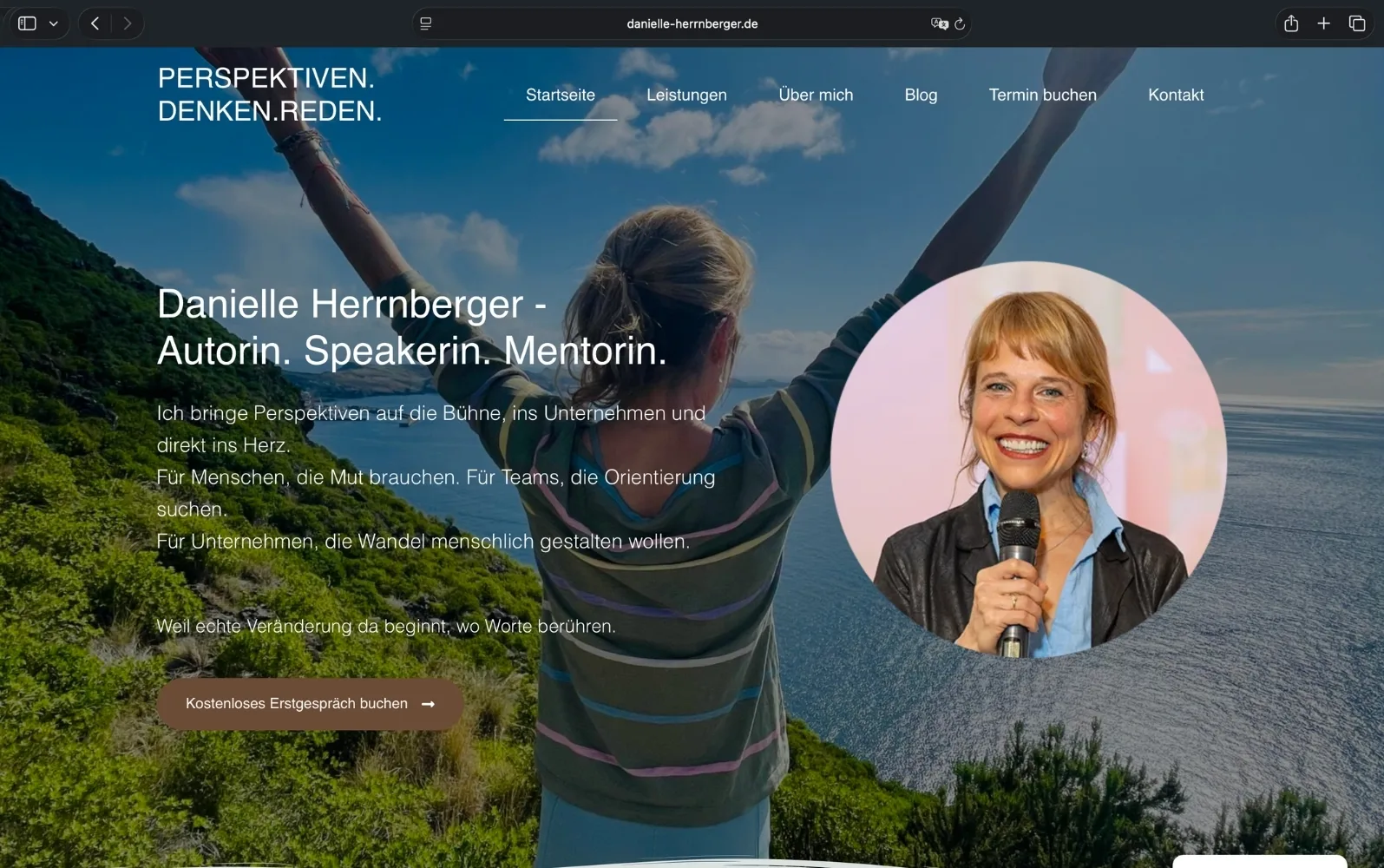 Danielle Herrnberger Website-Referenz