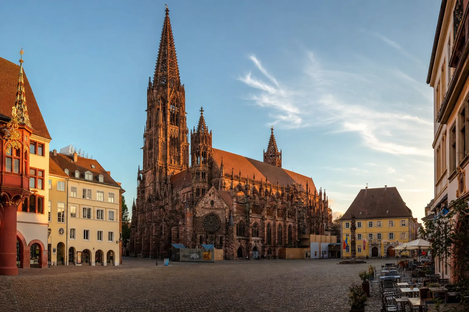 Freiburger Münster und Münsterplatz