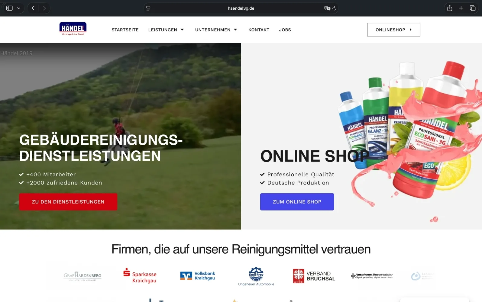 Händel GGG Website-Referenz