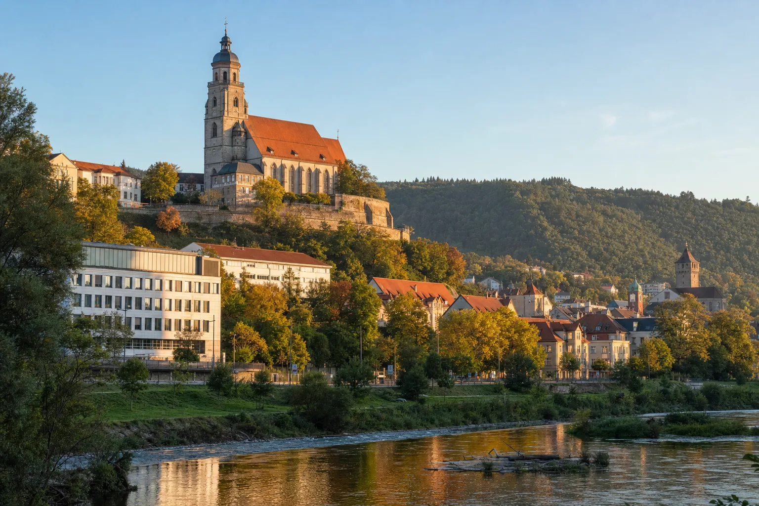 Schlosskirche St. Michael über der Pforzheimer Altstadt